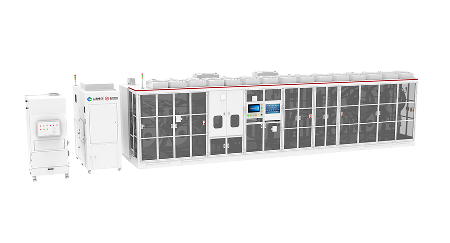 Laser notching and slitting integrated machine Laser notching and slitting integrated machine