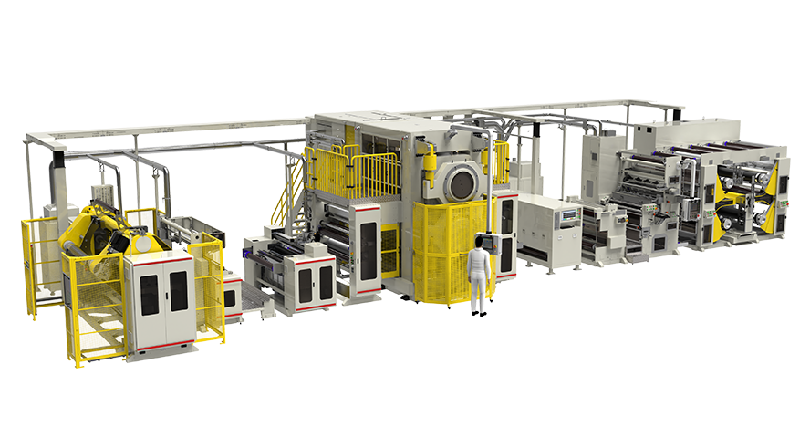 Calendering and Slitting Integrated Machine Calendering and Slitting Integrated Machine